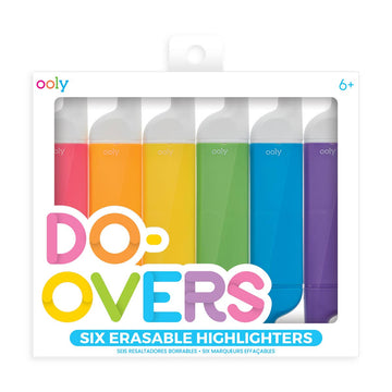 Do-Overs Erasable Highlighters - Set of 6