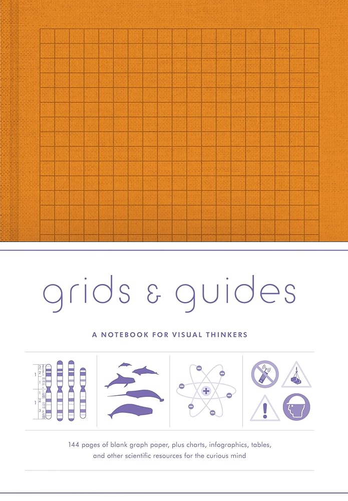 Grids & Guides Orange: A Notebook for Visual Thinkers