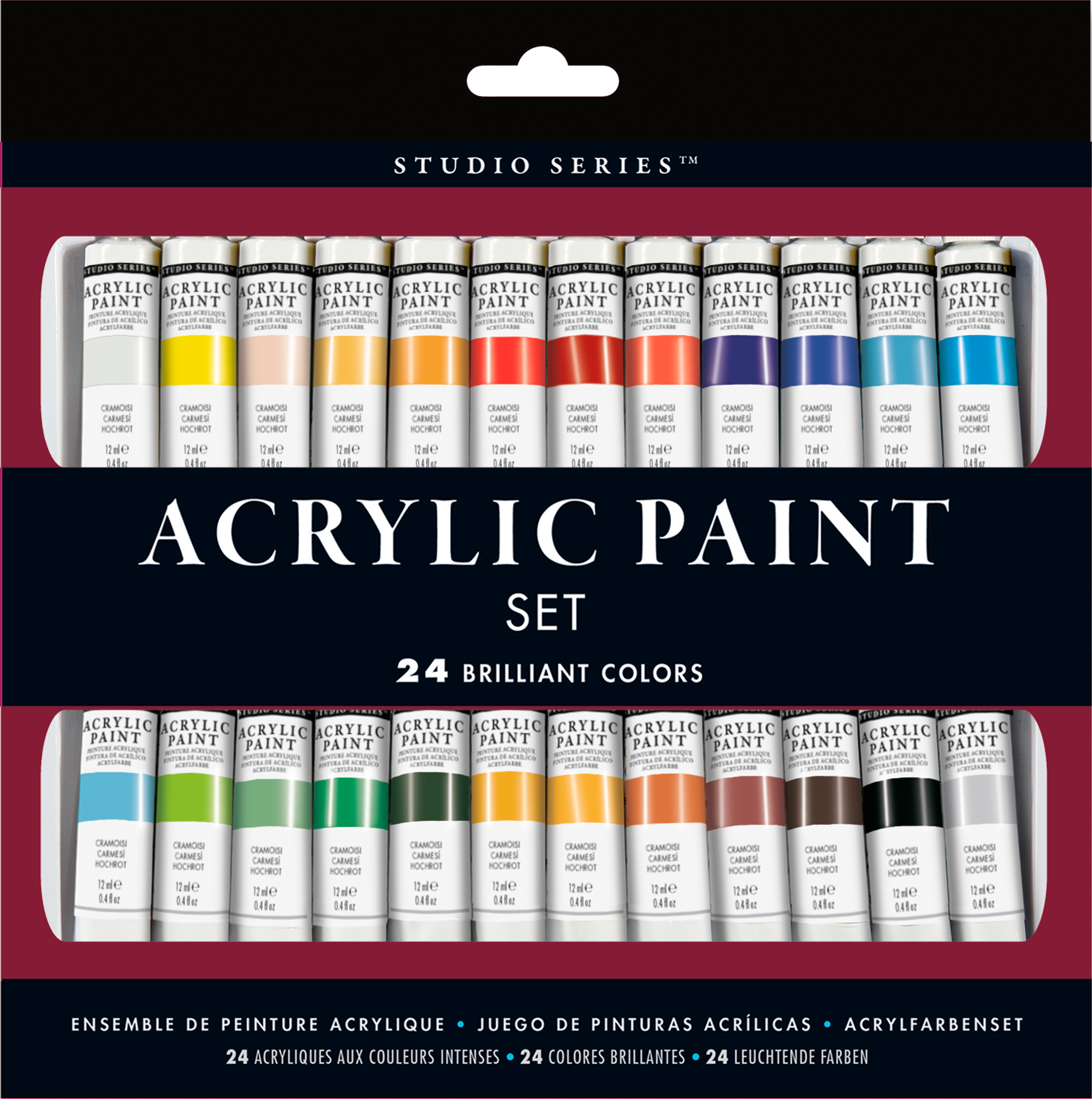 Studio Series Acrylic Paint Set (24 colors)