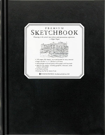 Premium Black Sketchbook - Large
