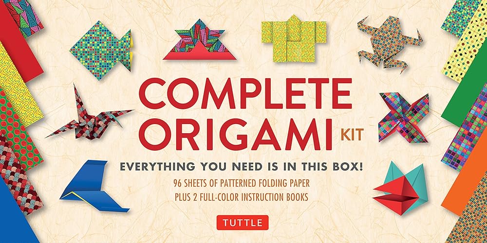 Complete Origami Kit: [Kit with 2 Origami How-to Books, 98 Papers, 30 Projects] This Easy Origami for Beginners Kit is Great for Both Kids and Adults