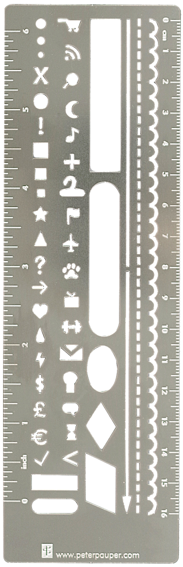 Metal Stencil Bookmark